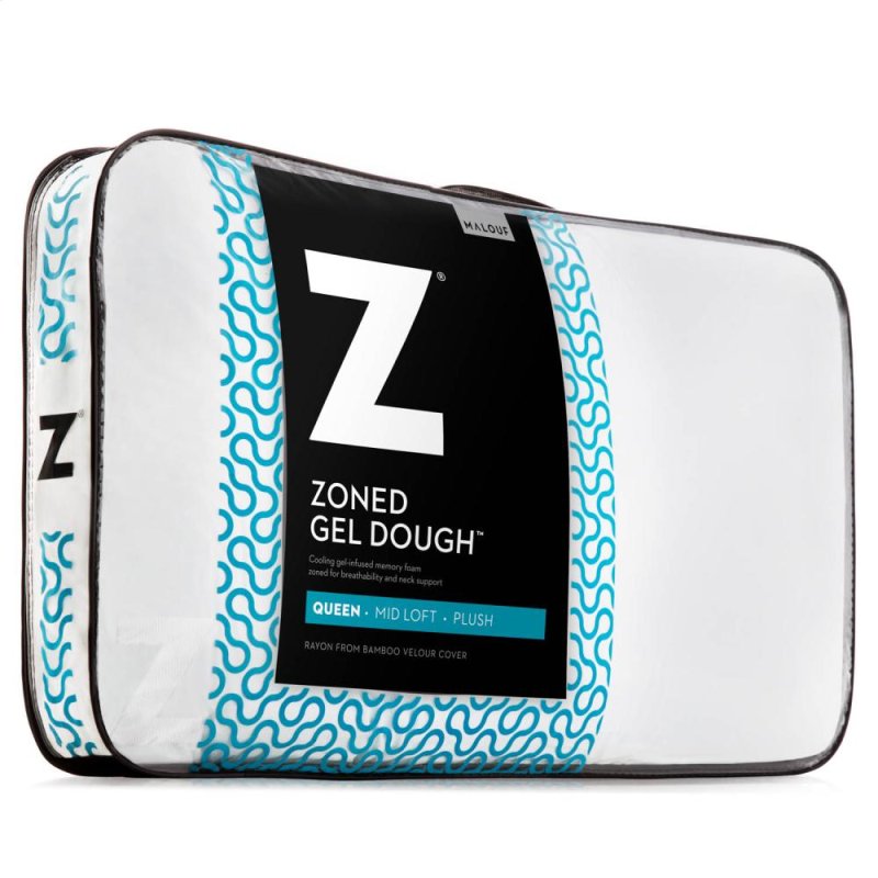 Zoned Gel Dough Pillow By Malouf - Main Image